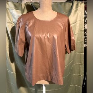 Beautiful faux leather top
